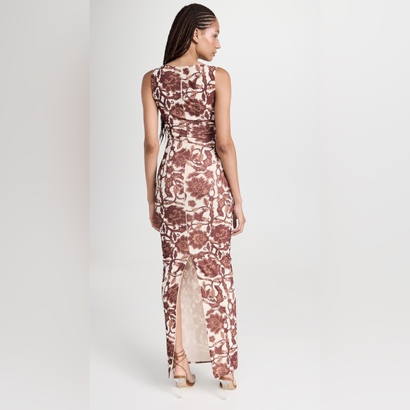 Rumer Maya Maxi Dress in Floral Chocolate, NWT, Small - Picture 2 of 4